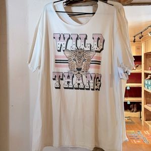 “Wild Thang” T shirt dress